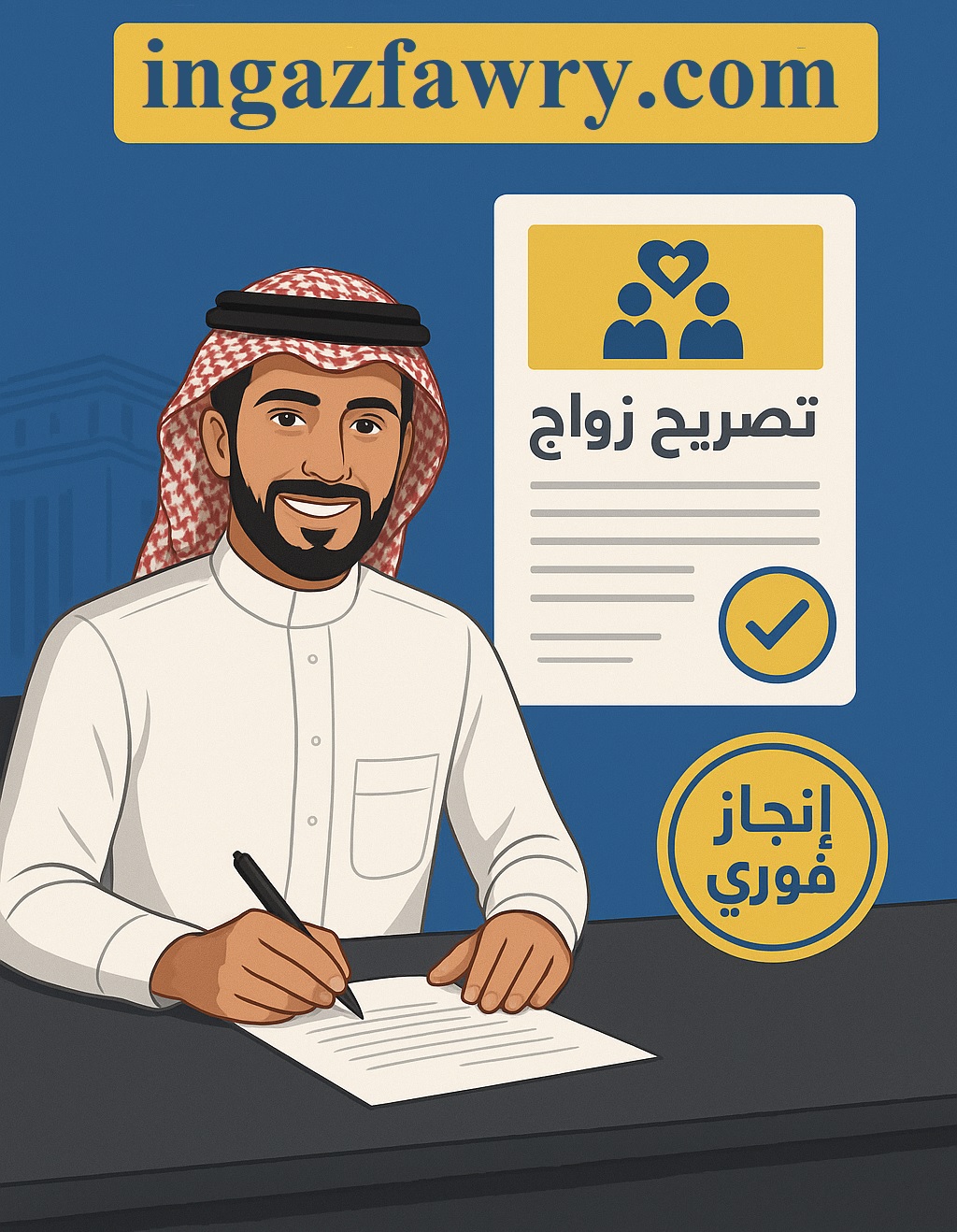 مكتب استخراج تصريح زواج